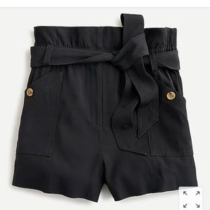 J Crew Drapey Paper-Bag Shorts NWT